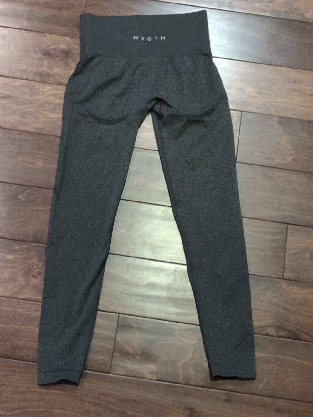 NVGTN Heathered Grey Contour Leggings Size Medium